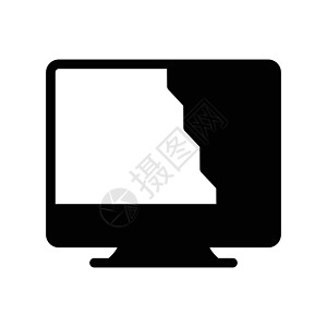 细目美元桌面互联网电子裂缝电脑技术黑色电视标识硬件图片