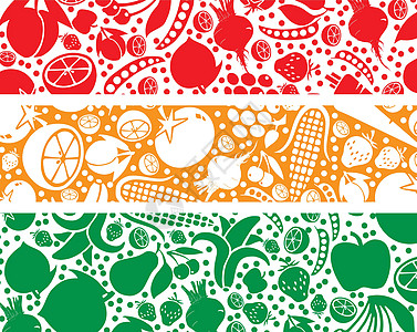 水果蔬菜拼盘生活菜单柠檬食品厨师烹饪插图营养浆果橙子图片