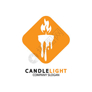 蜡烛灯图标标志设计矢量模板烛光庆典宗教辉光蜡烛芳香石蜡教会假期灯芯图片