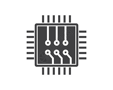 电路板线 cpu 芯片图标标志插图 vecto工程处理器木板内存科学计算控制器数据硬件母板图片