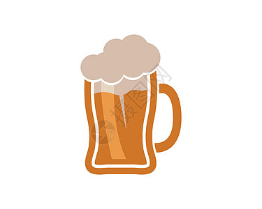 啤酒标志图标矢量插图设计酒吧小麦线路啤酒厂工艺俱乐部潮人餐厅啤酒花干杯图片