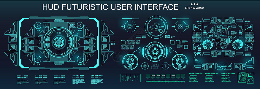 科幻未来派 hud 仪表板显示虚拟现实技术 scree运动展示控制航海数据控制板测试显示器创新测量图片