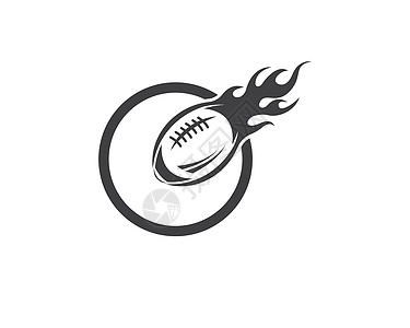 橄榄球球图标矢量图设计速度白色乐趣插图运动战略猪皮橄榄球游戏竞技图片