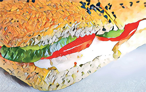 牛油果三明治即食三明治配番茄黄瓜和奶酪设计图片