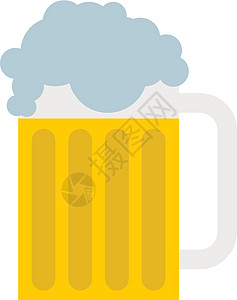大杯啤酒图标在平面万科图片