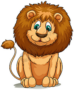乖巧的棕色狮子座树木哺乳动物荒野猫科动物学狮子食肉豹属动物园设计图片