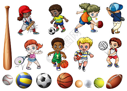 孩子们玩球相关运动图片