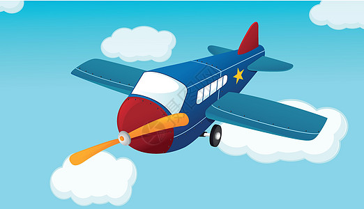 飞机漂浮飞行翅膀绘画螺旋桨空气工艺航空公司草图喷射图片