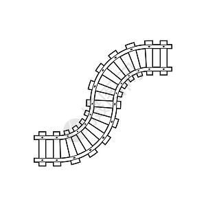 它制作图案火车轨道矢量设计模板货运航程天空铁路电车标识车辆公共汽车车皮车站图片