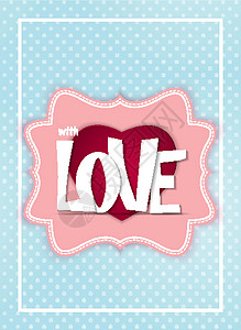 爱与感觉背景设计 矢量插图 校对 Portnoy装饰团体礼物假期横幅风格框架夫妻情感标签图片