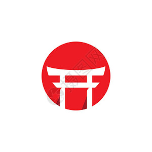 门日本矢量图标设计它制作图案宗教文化寺庙插图宝塔旅游纪念碑国家历史性旅行图片