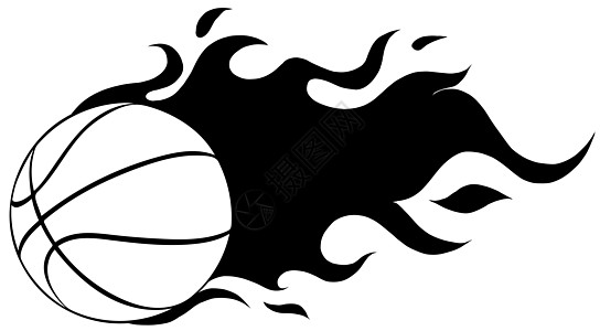 在白色背景上的矢量图篮球竞赛器材运球橙子标识活动锻炼游戏团队圆圈图片