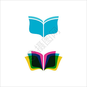 书籍矢量图标设计它制作图案字典身份互联网文学书店图书馆大学品牌插图杂志图片