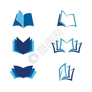 App推广页书籍矢量图标设计它制作图案图书馆学校推广教育科学字典艺术书店知识标识设计图片