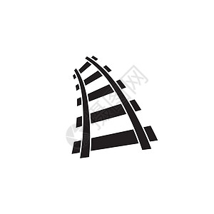 它制作图案铁路标志矢量图标商业白色插图后勤金属隧道火车运输交通公司图片