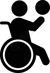 轮椅健康活动残障男性足球场地竞赛玩家插图训练图片
