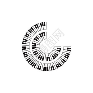 钢琴矢量图音乐会商业旋律乐器插图工作室娱乐爵士乐高音键盘图片
