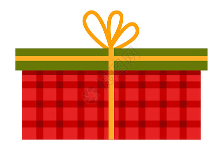 礼品盒图标 以包装纸形式展示假日图片