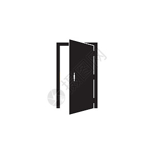 门窗口图标黑色框架房子插图建筑房间建造方法建筑学出口图片