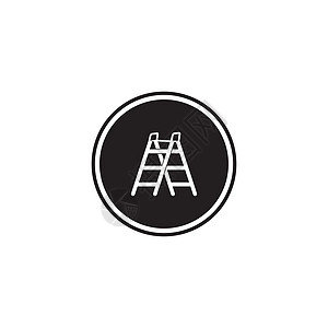 梯形徽标艺术网络工作标识白色公用事业工具资源按钮梯子图片