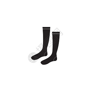 Socks 图标标志 无矢量设计纺织品卡通片礼物黑色鞋类织物假期短袜靴子网络图片