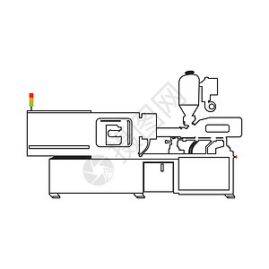 液压注射模代机图标机械铣削工厂工具金工自动化食物机器车床植物图片