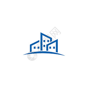 房地产业务Logo模版 建筑 财产开发和建筑 Lologo 矢量设计公司施工天际工业插图房子建筑学标志金子品牌图片