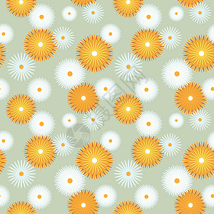 焦米甘油卡伦杜拉马里戈德型洋甘菊植物群纺织品金盏花叶子创造力植物装饰品织物打印图片