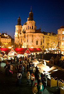 布拉格圣诞市场图片