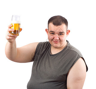 啤酒两脂 男生 强大的 肥胖的 年轻的 快活的 酿造图片