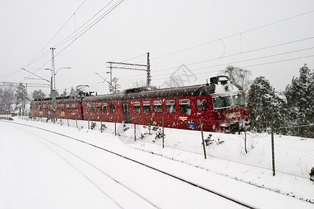 冬季火车站 奥斯陆 冰 北方 企业 雪 寒意 欧元 运输图片