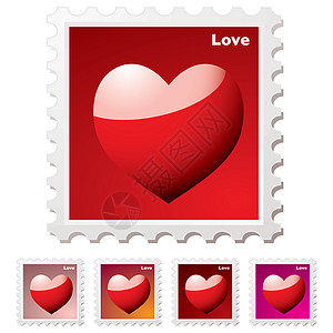 爱情邮票 医疗的 二月 热情 浪漫的 数字 反射 情怀 浪漫图片