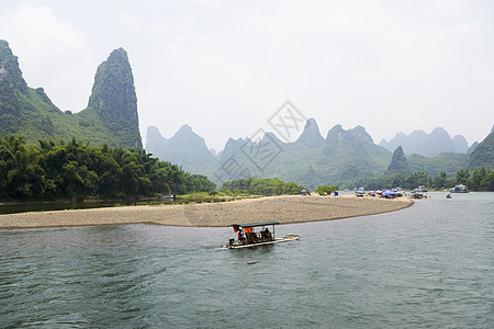 李里河和喀斯山的桂林 夏天 乡村的 水 假期 亚洲图片