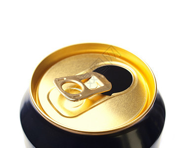 啤酒罐头 白色的 液体背景图片