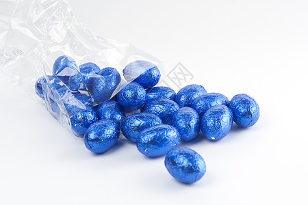青色东部蛋 糖果 节日 复活节彩蛋 银光 美味 蓝色的图片