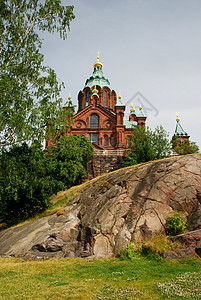 赫尔辛基乌斯彭斯基大教堂图片