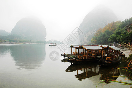 横向景观 自然 帆 和平 中国 天空 宁静 树图片