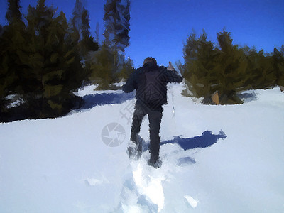 跨国滑雪 山 旅行 天空 季节性的 活动 闲暇 高山图片