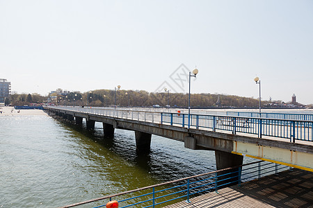 科洛布扎格码头 建筑 科尔贝格 假期 全景 海滩 旅游 波罗的海的图片