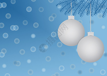 圣诞节背景 冬天 假期 蓝色的 节日贺卡 假期插图 圣诞贺卡 圣诞饰品背景图片