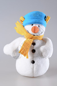 Plush 雪人 礼物 围巾 玩具 寒冷的图片