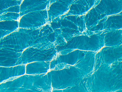 蓝游泳池水 波纹 墙纸 闪耀 反射 蓝色的 海 宁静 绿松石图片