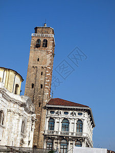 - 威尼斯   位于格兰德运河的精美古董建筑 遗产 浪潮图片