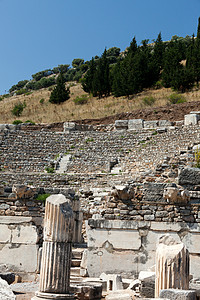 古希腊城埃菲苏斯的废墟 遗产 摄氏度 以弗所图片