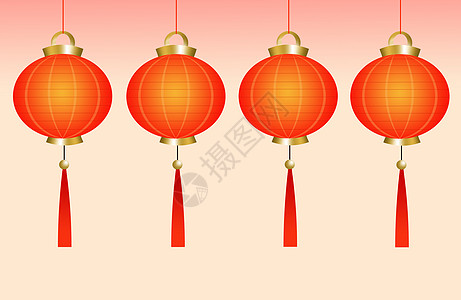 中国灯笼 节日 假期 庆典 新年 钱背景图片