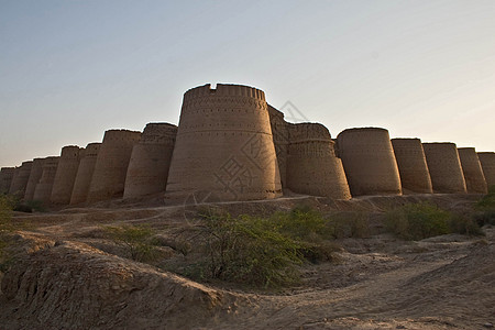 德拉瓦尔堡 干维瓦拉 梧桐树 足 堡垒 筑城 巴基斯坦 穆巴拉克汗图片