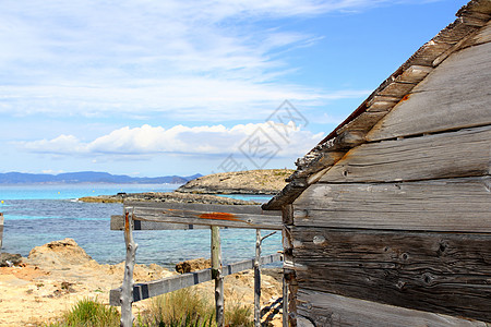 Formentera木船传统房屋图片