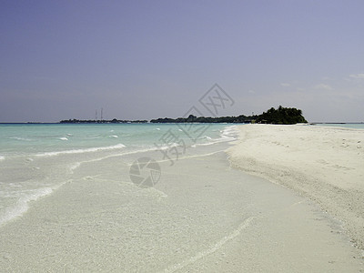 马尔代夫的海滩和颜色图片