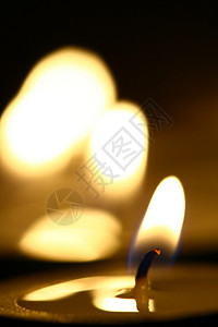 燃烧蜡烛宏图片