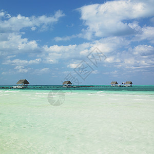 古巴省 码头 海洋 海景 海滩 岛 加勒比地区 冷静 岛屿 旅行图片